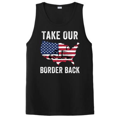 Take Our Border Back I Stand With Texas Truck Convoy 2024 I Support Texas 2024 PosiCharge Competitor Tank