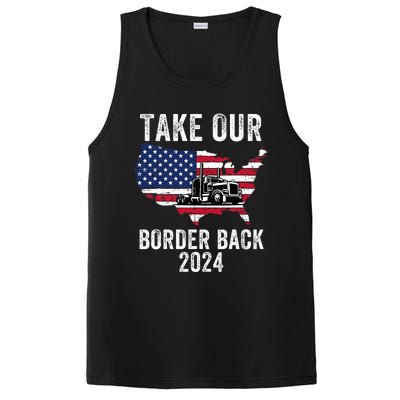 Take Our Border Back I Stand With Texas Truck Convoy 2024 PosiCharge Competitor Tank