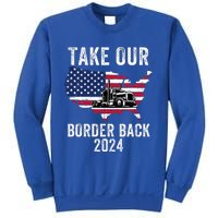 Take Our Border Back I Stand With Texas Truck Convoy 2024 Sweatshirt