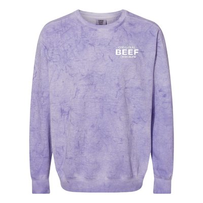 The Original Beef Of Chicagoland Colorblast Crewneck Sweatshirt