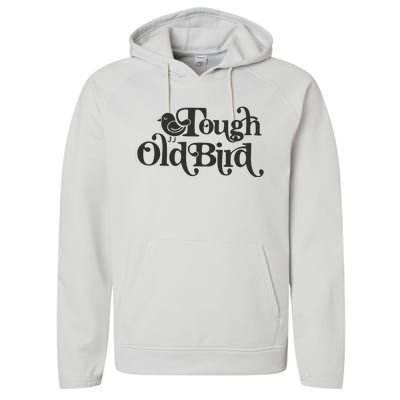 Tough Old Bird Grandma Performance Fleece Hoodie