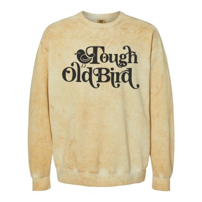 Tough Old Bird Grandma Colorblast Crewneck Sweatshirt