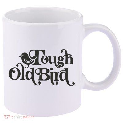 Tough Old Bird Grandma 11oz C Handle Ceramic Mug