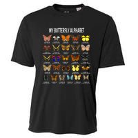 Types Of Butterflies Alphabet Abc Butterfly Identification Cooling Performance Crew T-Shirt