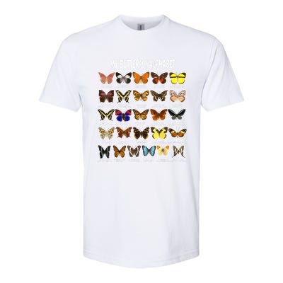 Types Of Butterflies Alphabet Abc Butterfly Identification Softstyle CVC T-Shirt