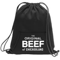 The Original Beef Of Chicagolan Sweatshirt Cinch Pack Bag