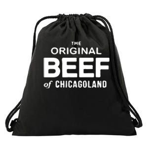 The Original Beef Of Chicagolan Drawstring Bag