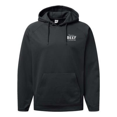 The Original Beef Of Chicagoland Vintage Performance Fleece Hoodie