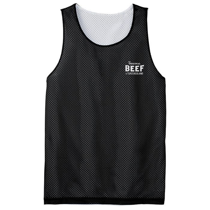 The Original Beef Of Chicagoland Vintage Mesh Reversible Basketball Jersey Tank