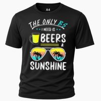 The Only BS I need is Beers And Sunshine Cool Funny Summer Performance Shirt