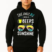 The Only BS I need is Beers And Sunshine Cool Funny Summer Hoodie