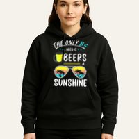 The Only BS I need is Beers And Sunshine Cool Funny Summer Hoodie