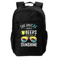 The Only BS I need is Beers And Sunshine Cool Funny Summer Backpack