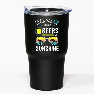 The Only BS I need is Beers And Sunshine Cool Funny Summer Tumbler