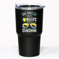 The Only BS I need is Beers And Sunshine Cool Funny Summer Tumbler