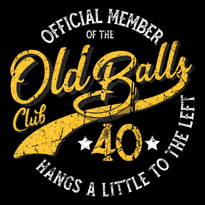 The Old Balls Club 40th Over The Hill Birthday Impact Tech Backpack