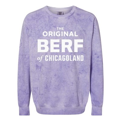 The Original Berf Of Chicagoland Colorblast Crewneck Sweatshirt