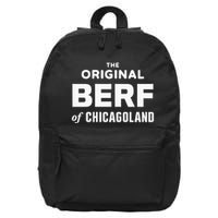 The Original Berf Of Chicagoland 16 in Basic Backpack