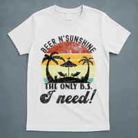 The Only BS I Need Is Beers And Sunshine Retro Beach T-Shirt