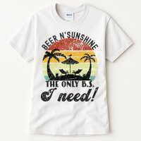 The Only BS I Need Is Beers And Sunshine Retro Beach Tall T-Shirt