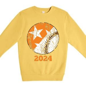 Tennessee Omaha Bound Knoxville Baseball Fan 2024 Champion Premium Crewneck Sweatshirt