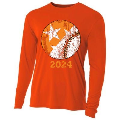 Tennessee Omaha Bound Knoxville Baseball Fan 2024 Champion Cooling Performance Long Sleeve Crew