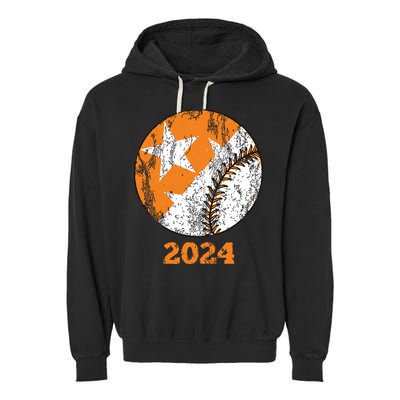 Tennessee Omaha Bound Knoxville Baseball Fan 2024 Champion Garment-Dyed Fleece Hoodie