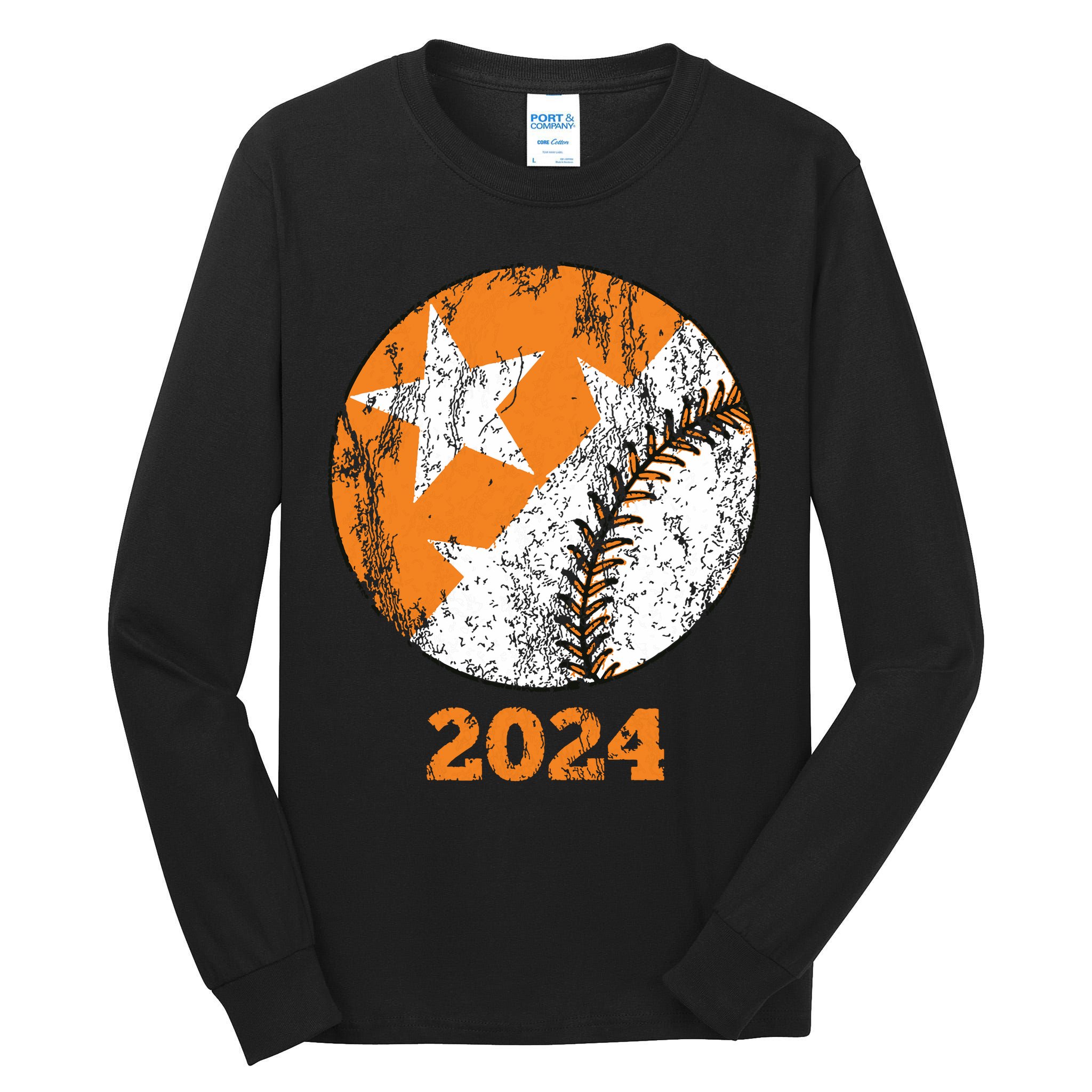 Tennessee Omaha Bound Knoxville Baseball Fan 2024 Champion Tall Long Sleeve T-Shirt