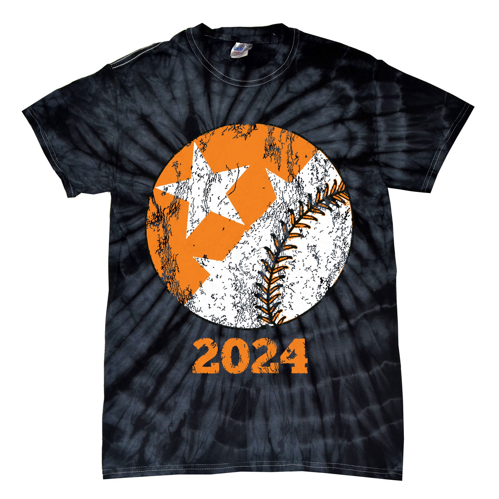 Tennessee Omaha Bound Knoxville Baseball Fan 2024 Champion Tie-Dye T-Shirt