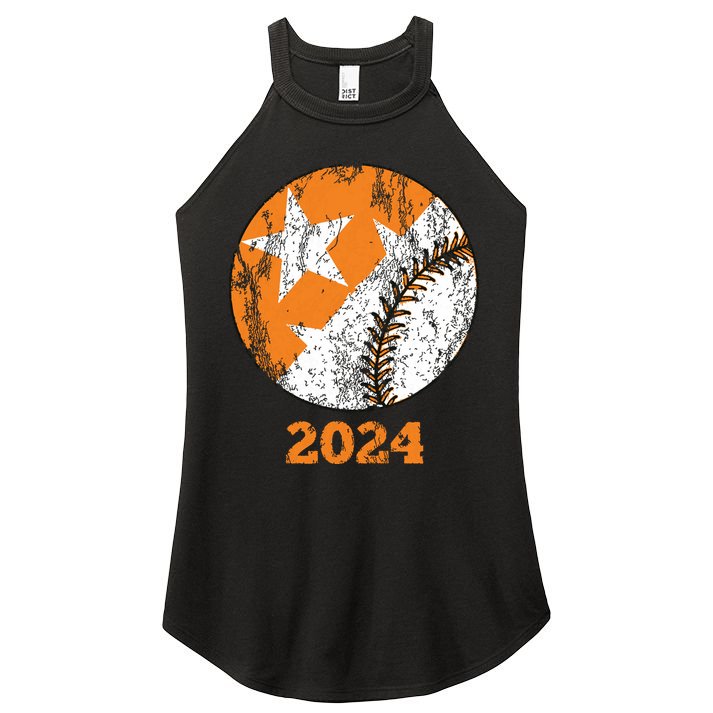 Tennessee Omaha Bound Knoxville Baseball Fan 2024 Champion Women's Perfect Tri Rocker Tank