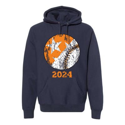 Tennessee Omaha Bound Knoxville Baseball Fan 2024 Champion Premium Hoodie