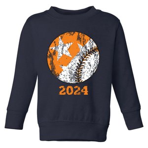 Tennessee Omaha Bound Knoxville Baseball Fan 2024 Champion Toddler Sweatshirt