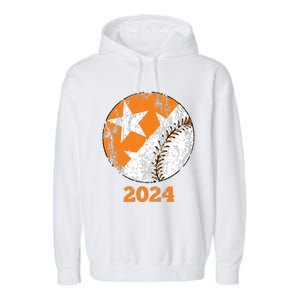 Tennessee Omaha Bound Knoxville Baseball Fan 2024 Champion Garment-Dyed Fleece Hoodie