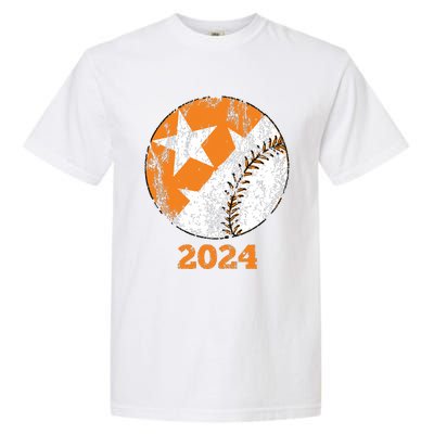 Tennessee Omaha Bound Knoxville Baseball Fan 2024 Champion Garment-Dyed Heavyweight T-Shirt