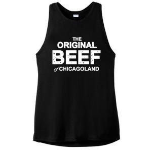 The Original Beef Of Chicagoland Ladies PosiCharge Tri-Blend Wicking Tank