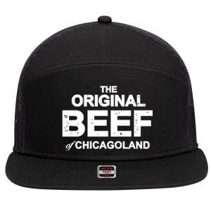 The Original Beef Of Chicagoland 7 Panel Mesh Trucker Snapback Hat