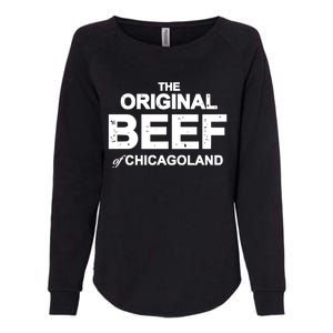 The Original Beef Of Chicagoland Womens California Wash Sweatshirt