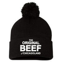 The Original Beef Of Chicagoland Pom Pom 12in Knit Beanie