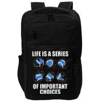 Types of Baseball Pitches Life Choices Pitcher Player Gift Impact Tech Backpack