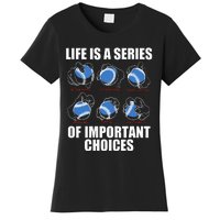 Types of Baseball Pitches Life Choices Pitcher Player Gift Women's T-Shirt