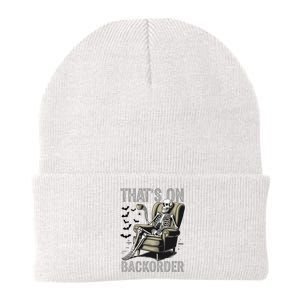 ThatS On Backorder Pharmacy Tech Skeleton ThatS Backorder Knit Cap Winter Beanie