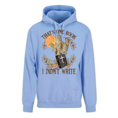 That's One Book I Didn't Write Country Christian Book Bible Unisex Surf Hoodie