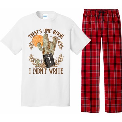 That's One Book I Didn't Write Country Christian Book Bible Pajama Set