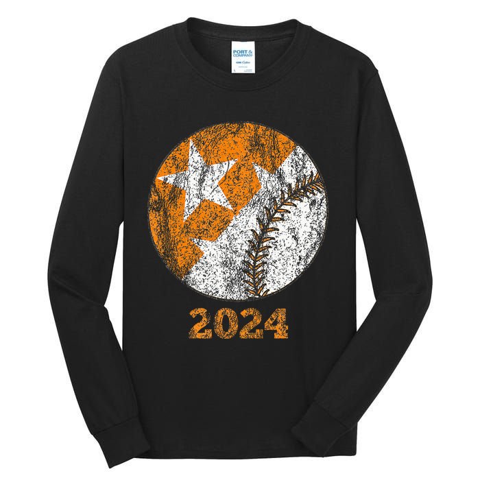 Tennessee Omaha Bound Knoxville Baseball Fan 2024 Tall Long Sleeve T-Shirt