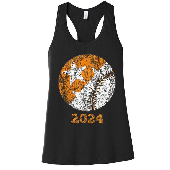 Tennessee Omaha Bound Knoxville Baseball Fan 2024 Women's Racerback Tank