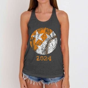 Tennessee Omaha Bound Knoxville Baseball Fan 2024 Women's Knotted Racerback Tank