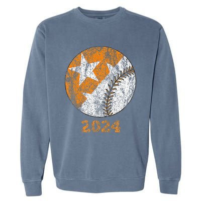 Tennessee Omaha Bound Knoxville Baseball Fan 2024 Garment-Dyed Sweatshirt