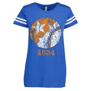 Tennessee Omaha Bound Knoxville Baseball Fan 2024 Enza Ladies Jersey Football T-Shirt