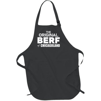 The Original Berf Of Chicagoland Funny Printing Mistake Full-Length Apron With Pockets