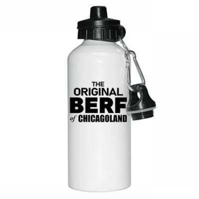 The Original Berf Of Chicagoland Funny Printing Mistake Aluminum Water Bottle